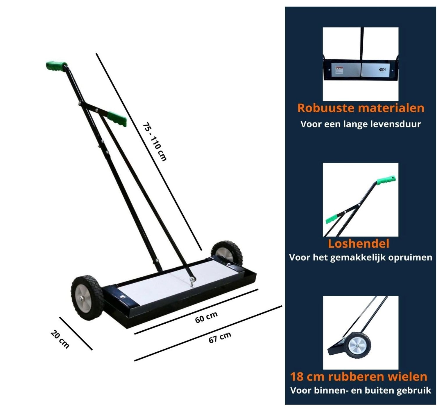 Magnetic broom professional *new*, Ophalen, Nieuw