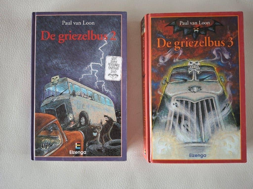 De Griezelbus - Paul van Loon ( deel 2 en 3), Ophalen of Verzenden, Gelezen, Paul van Loon, Fictie