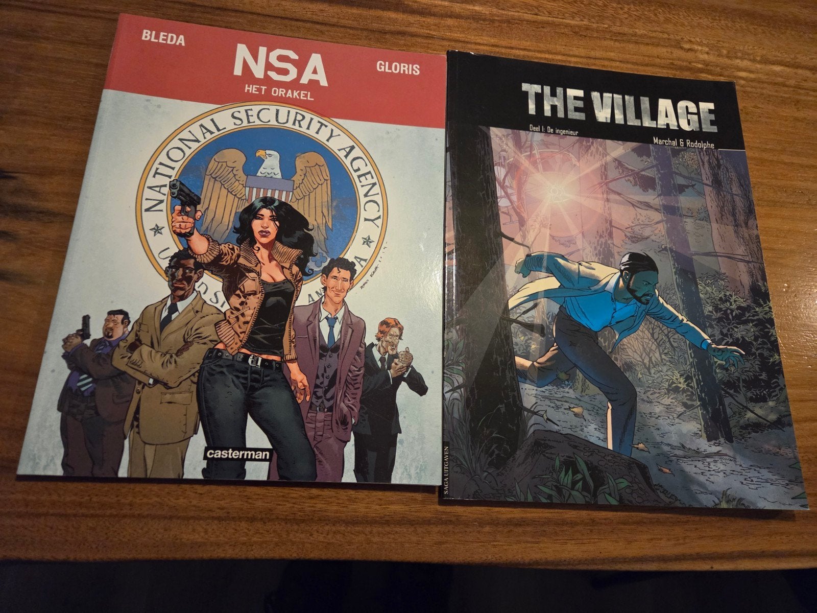 NSA    ,   the village, Boeken, Eén stripboek, Ophalen of Verzenden, Zo goed als nieuw