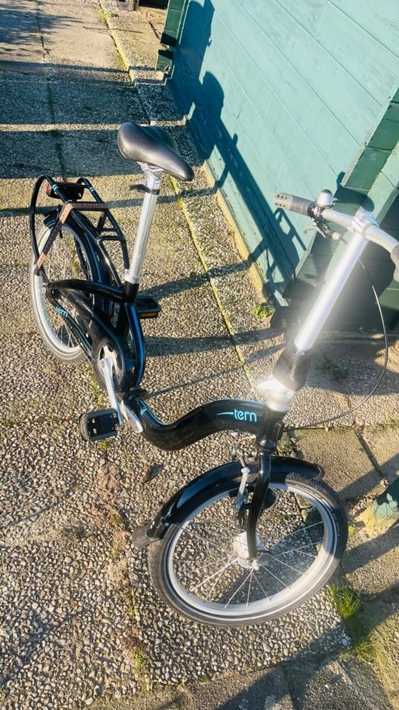 Tern vouwfiets met automatische versnelling, Fietsen en Brommers, Fietsen | Vouwfietsen, Overige merken, 20 inch of meer, Velgrem