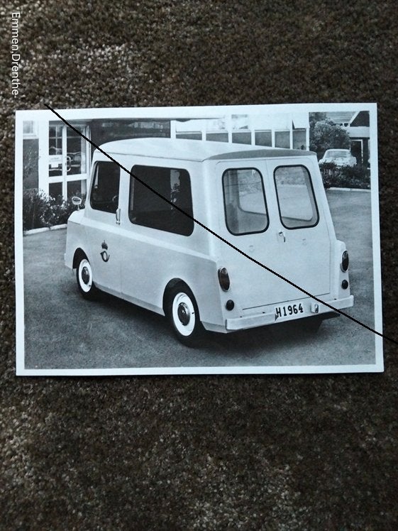 Vintage foto van een DAF bestelwagen uit 1964, Ophalen of Verzenden, Gebruikt, Auto's