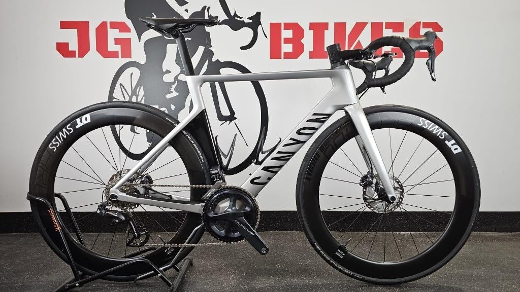 racefiets canyon aeroad cf sl 8.0 disc ultegra di2, Fietsen en Brommers, Fietsen | Racefietsen, Overige merken, 28 inch, Carbon