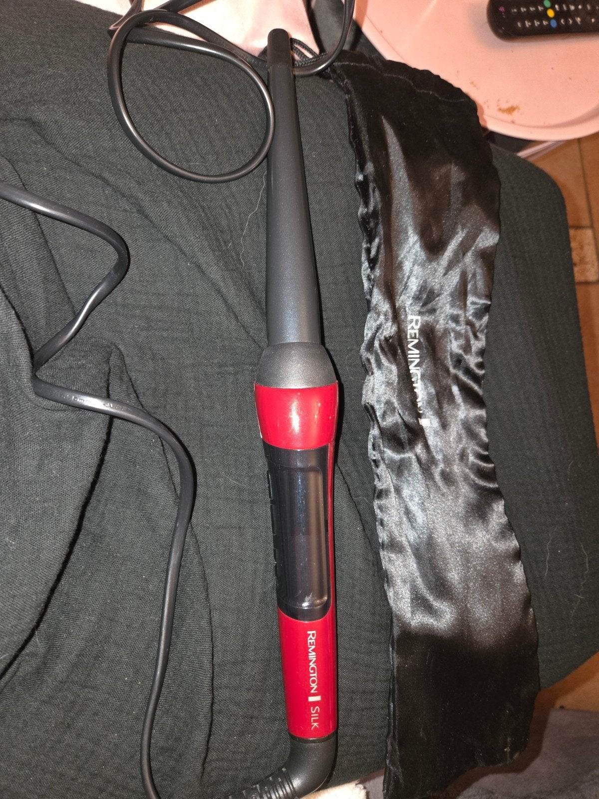 remington silk curling conische krultang, Ophalen of Verzenden, Zo goed als nieuw, Krultang of Stijltang