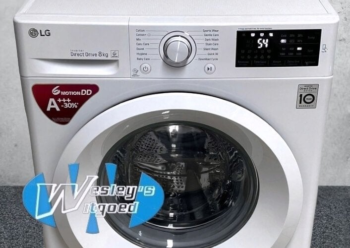 LG wasmachine 8kg – 1400 toeren – 1 jaar garantie​, Wesley's Witgoed, Info@wesleyswitgoed.nl, Industrieweg 3B, 1613KT Grootebroek, Nederland