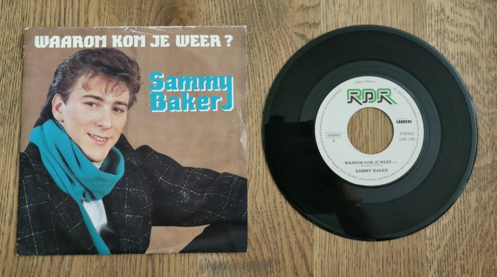Single Sammy Baker - Waarom kom je weer?, Ophalen of Verzenden, Gebruikt, Overige formaten, Levenslied of Smartlap