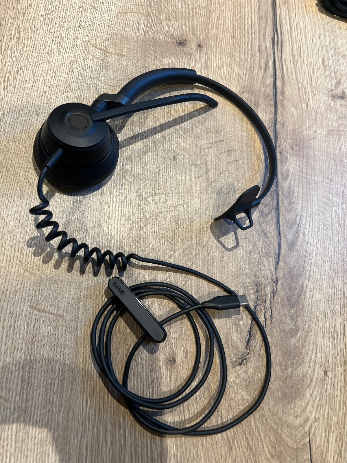Jabra Engage 50 Mono USB-C Headset met draagtas, On-ear, Ophalen of Verzenden, Zo goed als nieuw, Draagtas/etui