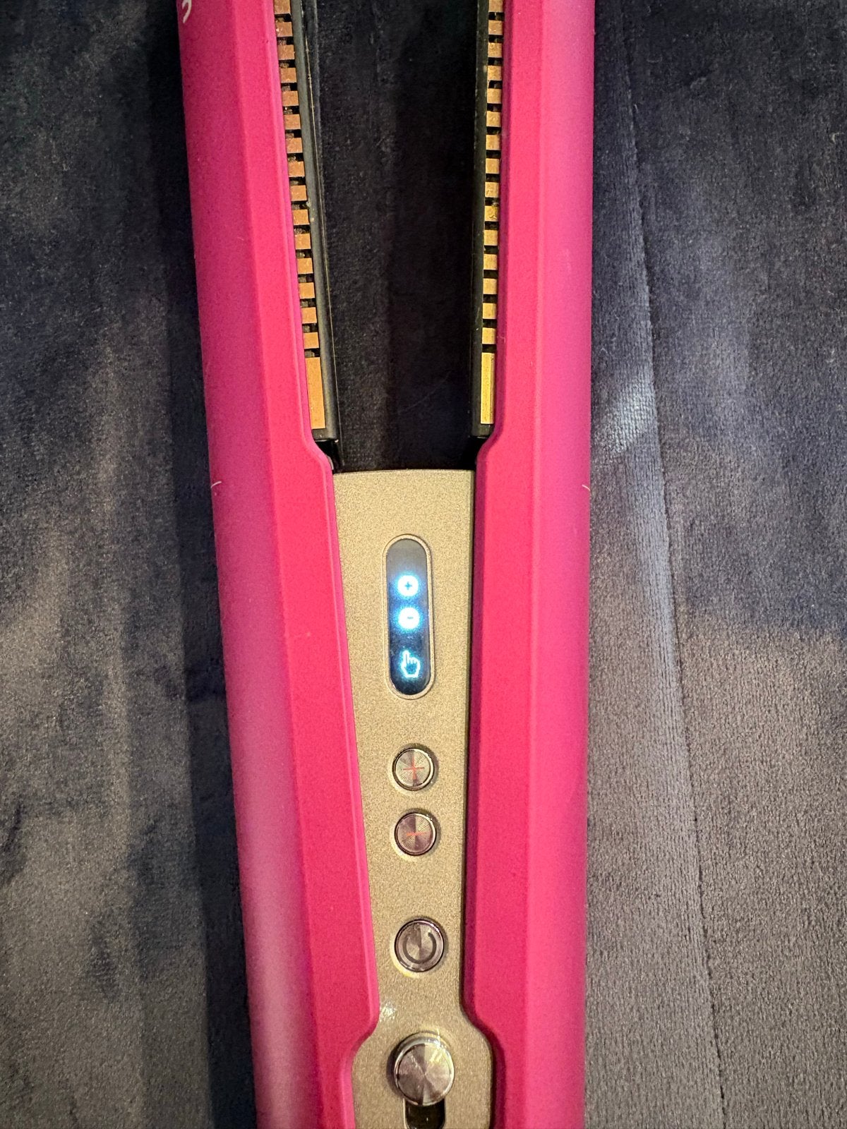 Dyson Corrale Stijltang - Fuchsia/Nikkel, Ophalen of Verzenden, Zo goed als nieuw, Haarverzorging