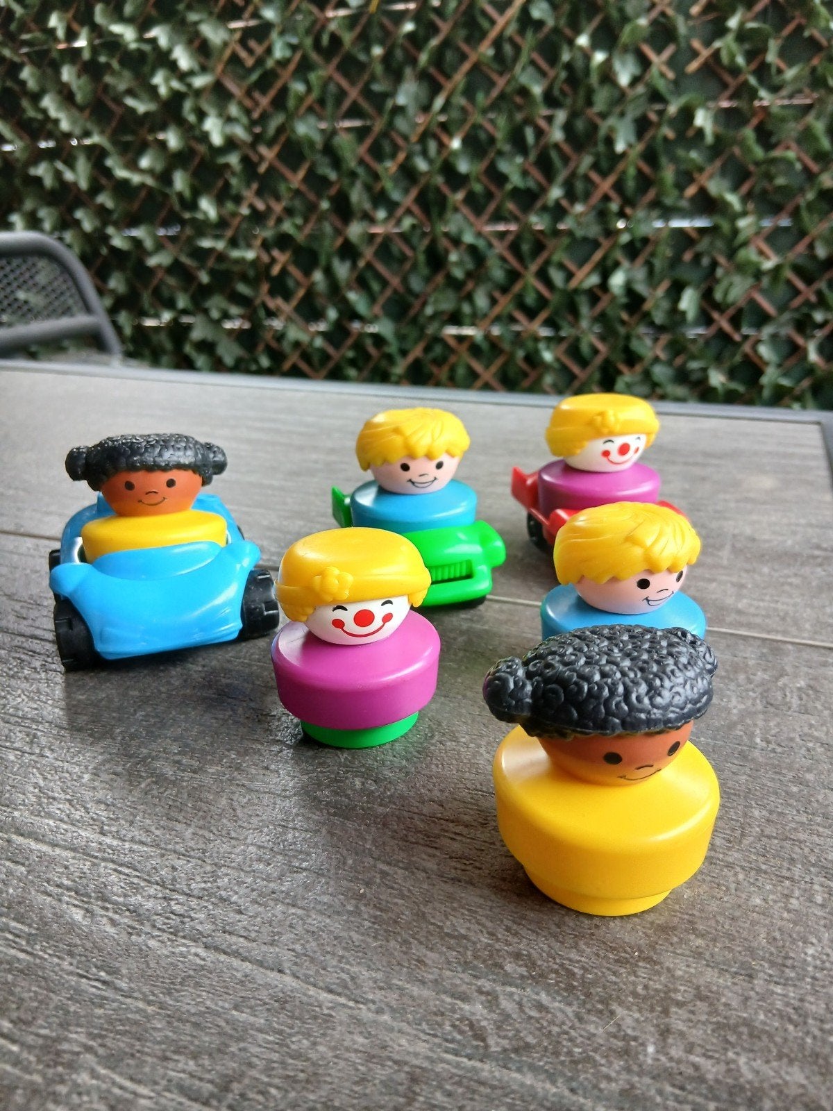 Vintage little people poppetjes en autos, Kinderen en Baby's, Speelgoed | Fisher-Price, Ophalen of Verzenden, Gebruikt, Speelset