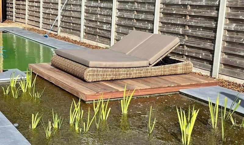 Enkele en dubbele ligbedden luxe design, Tuin en Terras, Ophalen of Verzenden, Nieuw