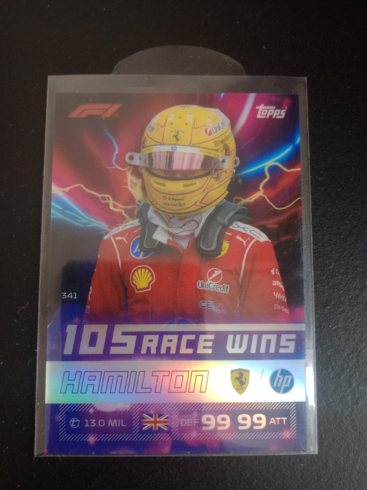 Topps Turbo Attax 2026 F1 Lewis Hamilton 105 Race Wins, Ophalen of Verzenden