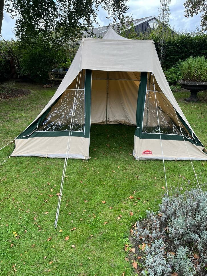 Cabanon Barbados pyramidetent 4 persoons., Caravans en Kamperen, Ophalen, Gebruikt, Tot en met 4
