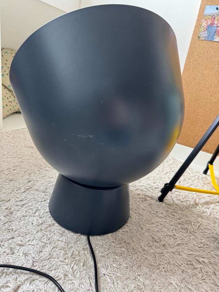 IKEA PS 2017 Vloerlamp/Tafellamp - Donkerblauw Metaal, Ophalen, Gebruikt, Metaal, Minder dan 100 cm