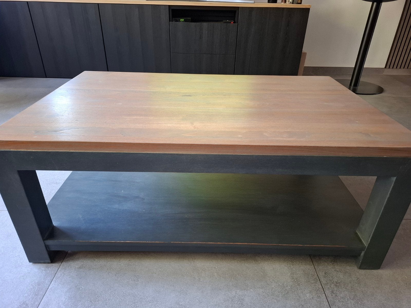Salontafel 110cm, Ophalen, Gebruikt, 100 tot 150 cm, Teakhout