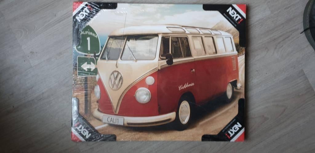 next Decopaneel VW volkswagen bus t1 schilderij california, Ophalen, Nieuw, Minder dan 50 cm, Schilderij