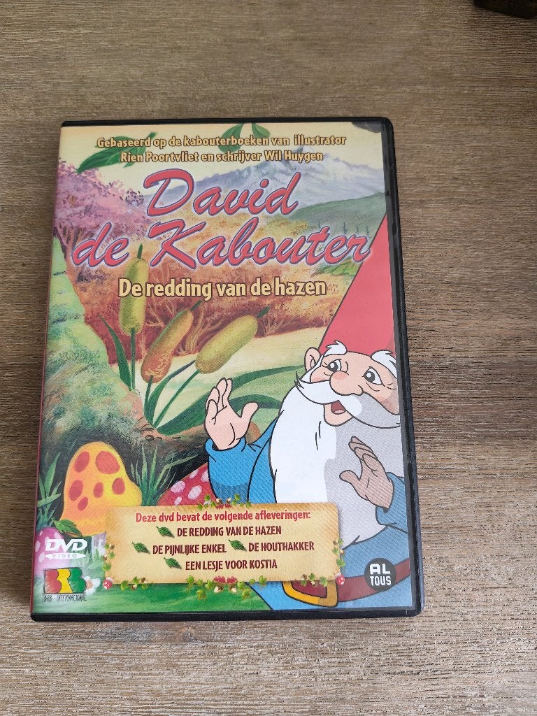 5342 david de kabouter - de redding van de hazen, Cd's en Dvd's, Alle leeftijden, Verzenden, Zo goed als nieuw