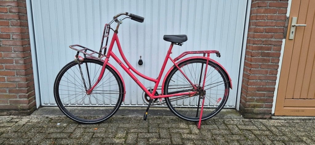 Te koop roze vervoersmiddel, 53 tot 56 cm, Ophalen, Gebruikt, Terugtraprem