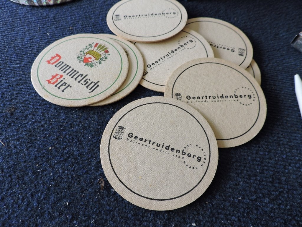 8 bierviltjes Dommelsch bier / Geertruidenberg, Verzamelen, Ophalen of Verzenden, Nieuw