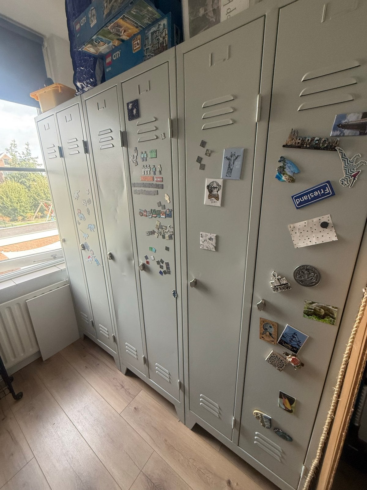 3 Locker kasten met plankjes - Ideaal voor kinderkamer, Ophalen, Gebruikt