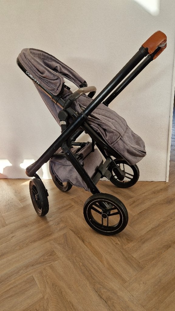 Complete Dubatti kinderwagen en buggy, Kinderen en Baby's, Kinderwagens en Combinaties, Gebruikt, Verstelbare duwstang, Combiwagen