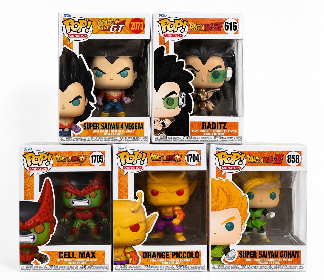 Funko Pop! Dragon Ball Z/GT Collectie (5 stuks) - Nieuw, Verzamelen, Ophalen, Nieuw