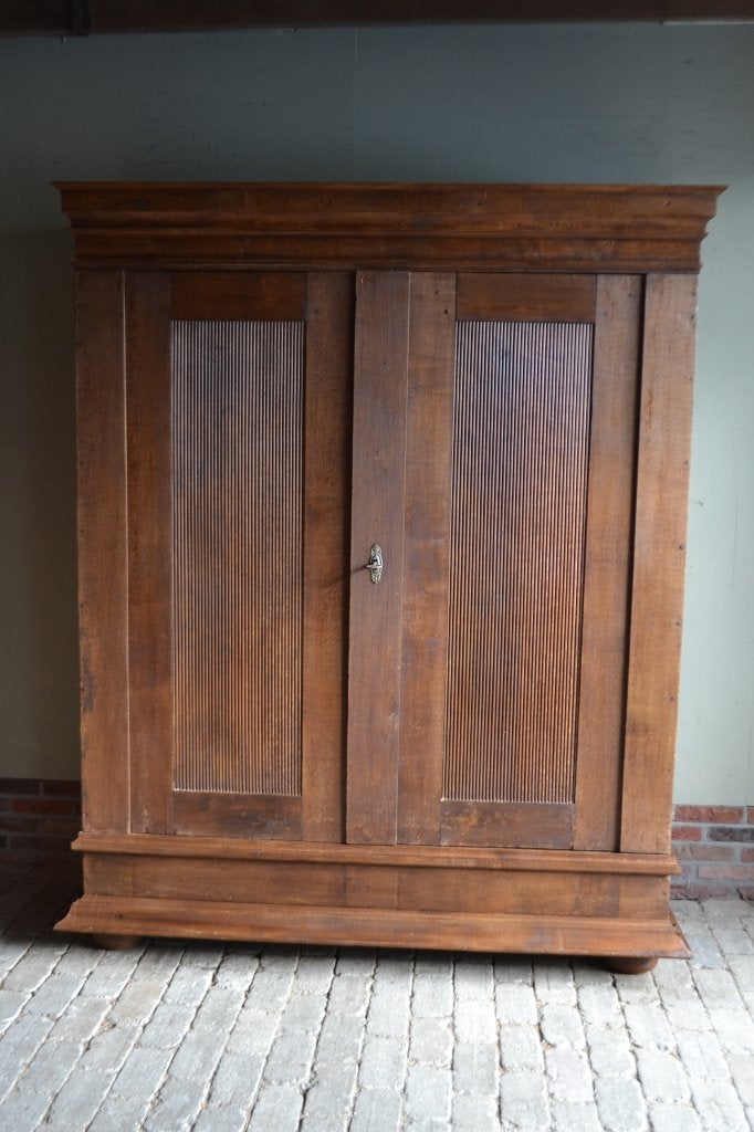 Prachtige antieke eiken kast., Antiek en Kunst, Verzenden