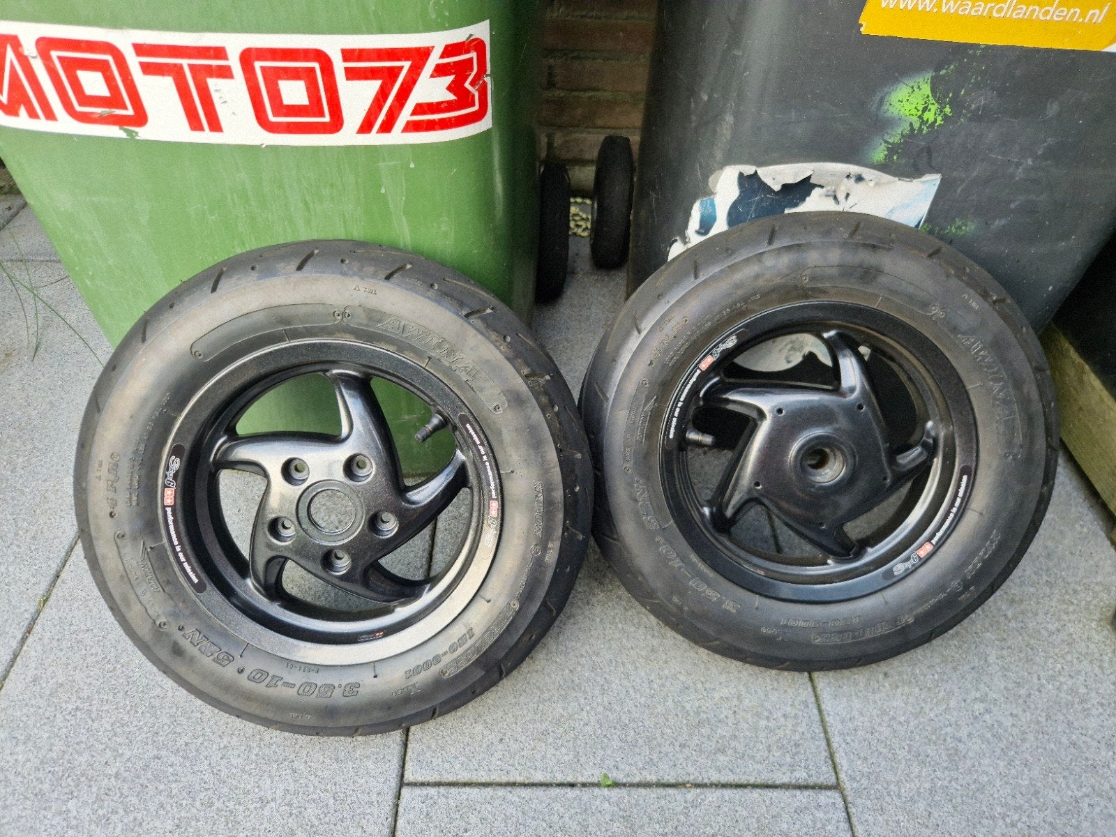 Piaggio zip sp 98 velgen gepoedercoat, Motoren, Ophalen of Verzenden