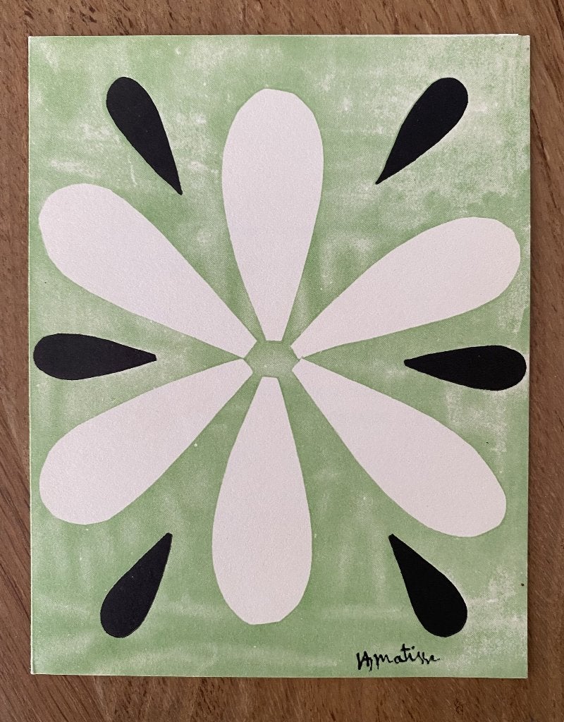Vintage Henri Matisse kaart - Galerie Nouvelles Images, Antiek en Kunst, Dubbelzijdig, Ophalen of Verzenden, Abstract, Zeefdruk