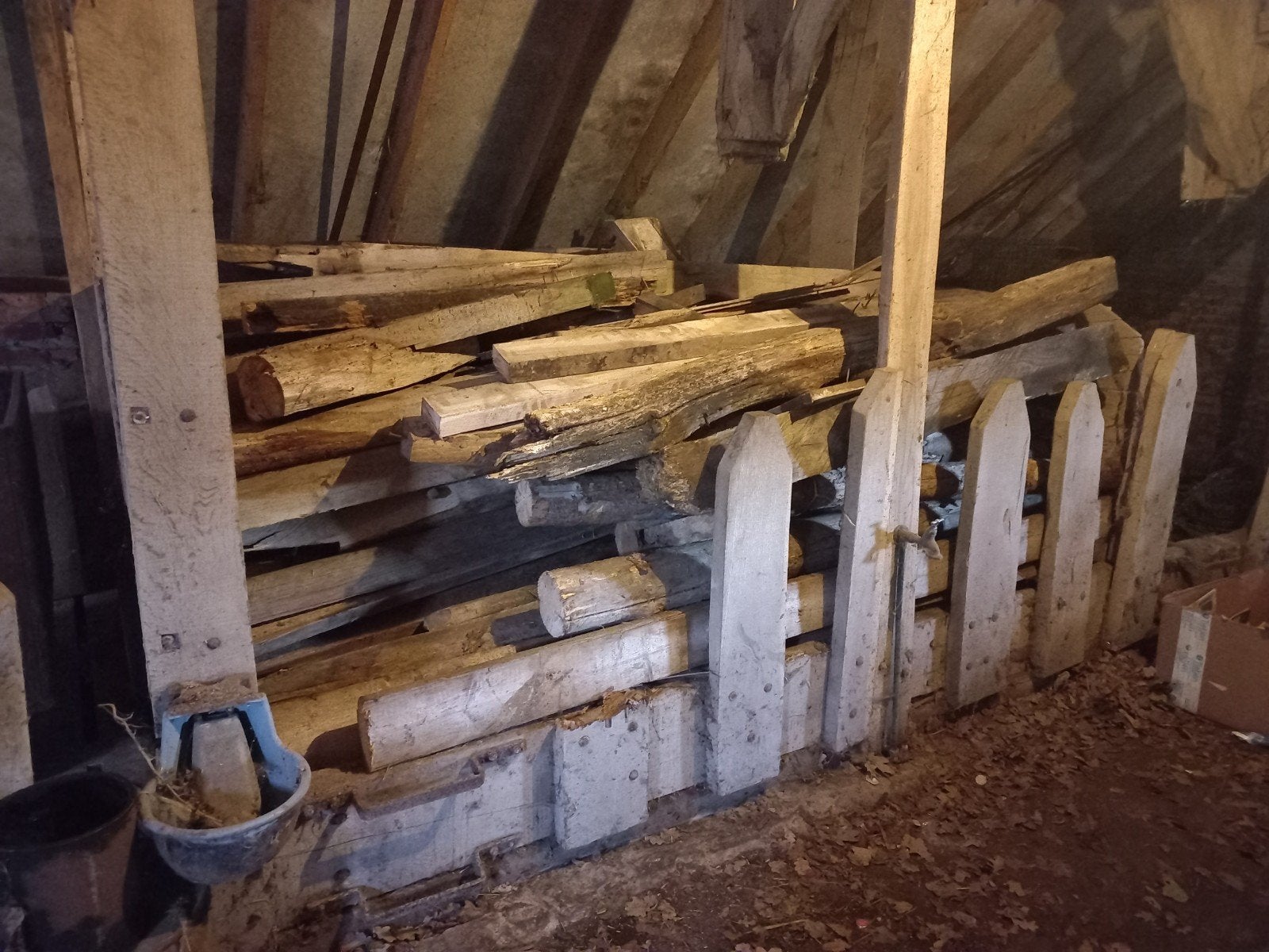 10 kuub brandhout (eiken en vuren), 6 m³ of meer, Ophalen, Eikenhout, Stammen