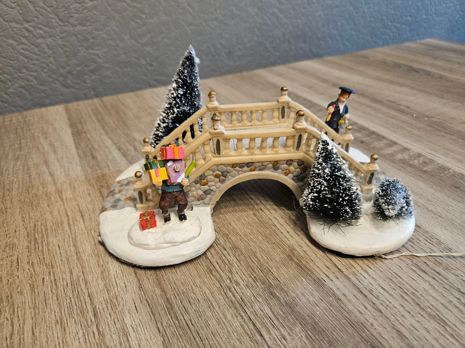 Kerst dorp  - huisjes - brug, Ophalen of Verzenden, Zo goed als nieuw