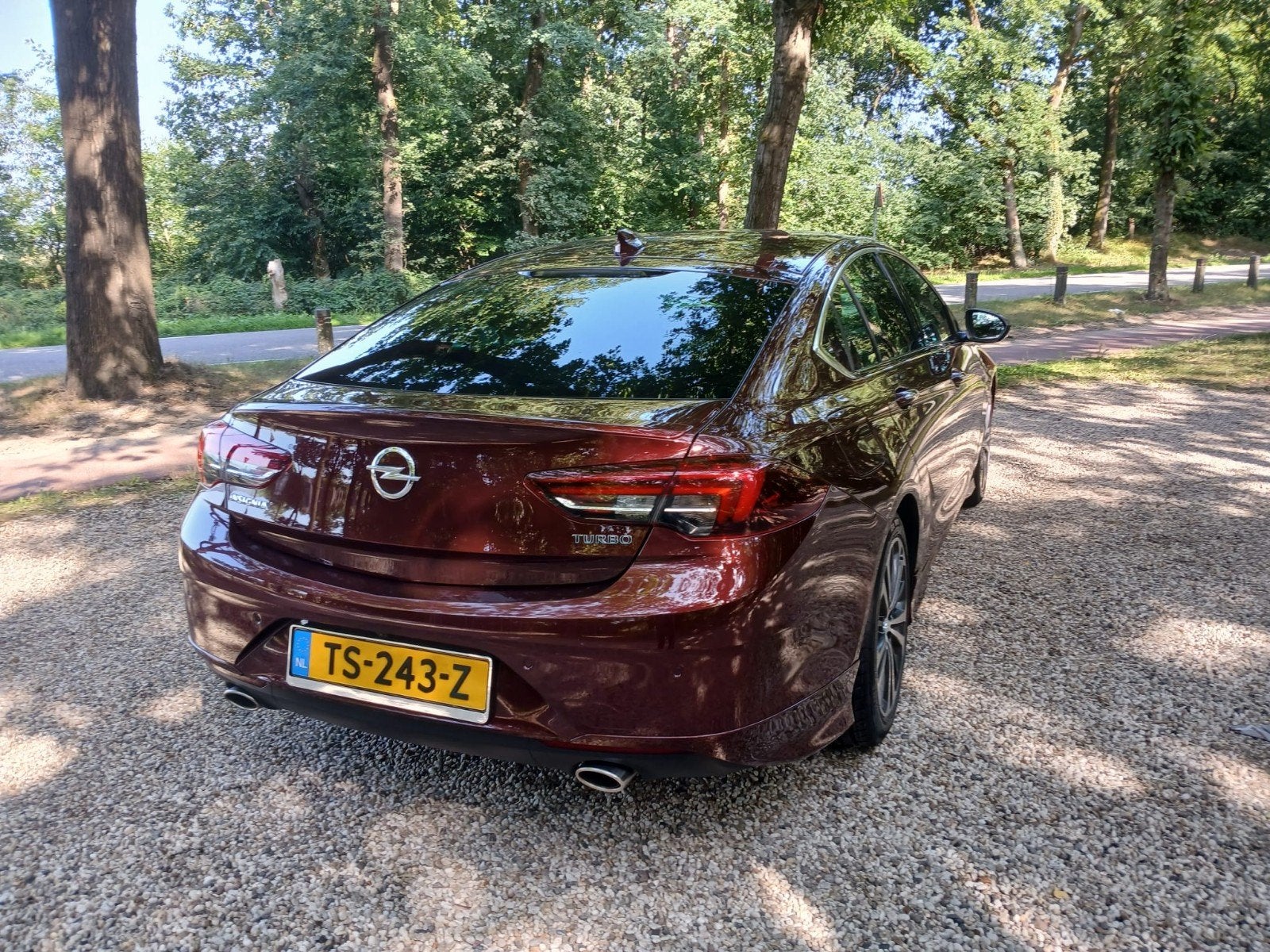 Opel Insignia 1.6 Turbo 200pk Start/stop Aut 2018 Rood, 730 kg, 4 cilinders, 75 €/maand, Particulier
