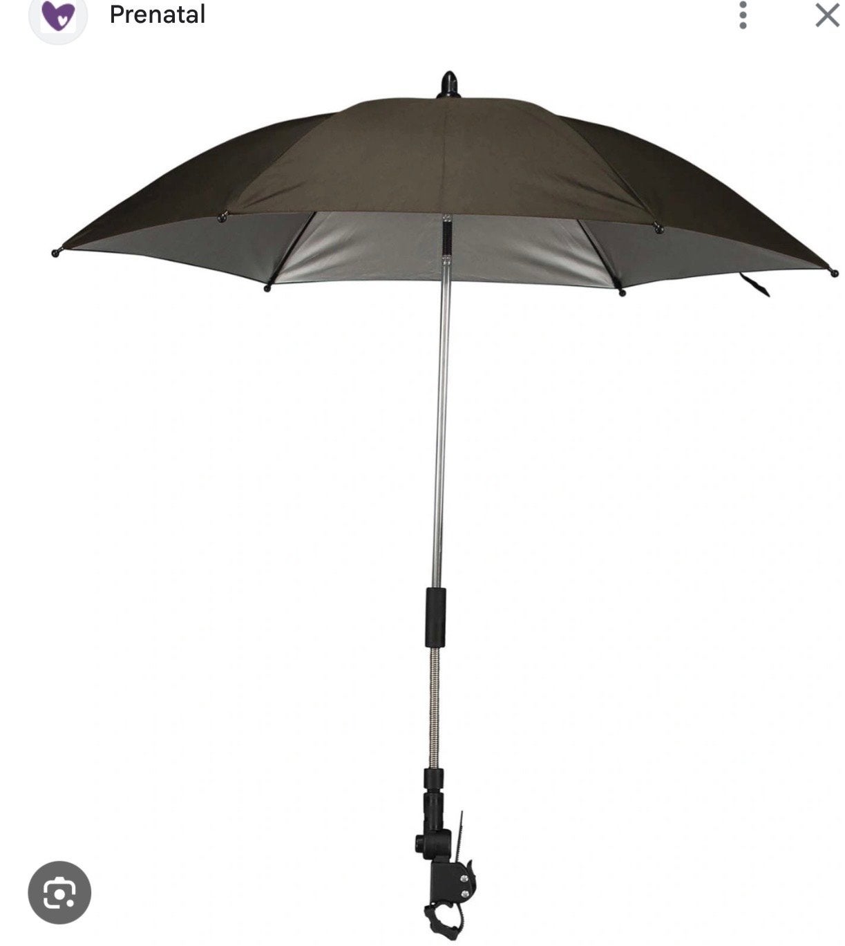 Parasol voor kinderwagen/buggy - Zwart/Grijs, Sieraden, Tassen en Uiterlijk, Paraplu's, Ophalen of Verzenden, Zo goed als nieuw