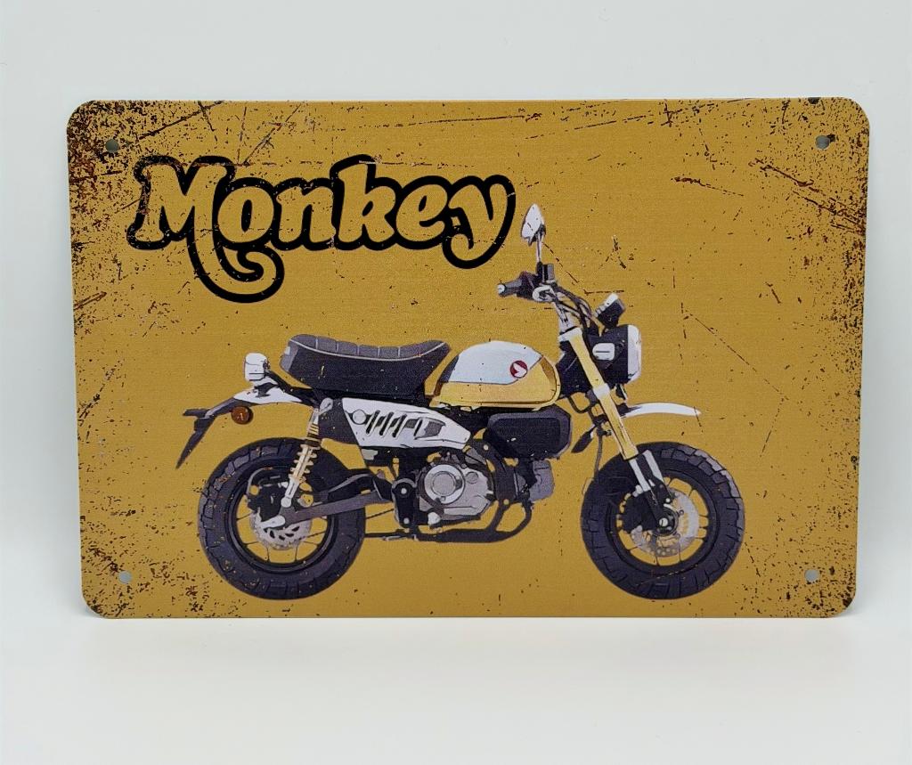 Honda Monkey 125 bord, Verzenden, Nieuw, Reclamebord
