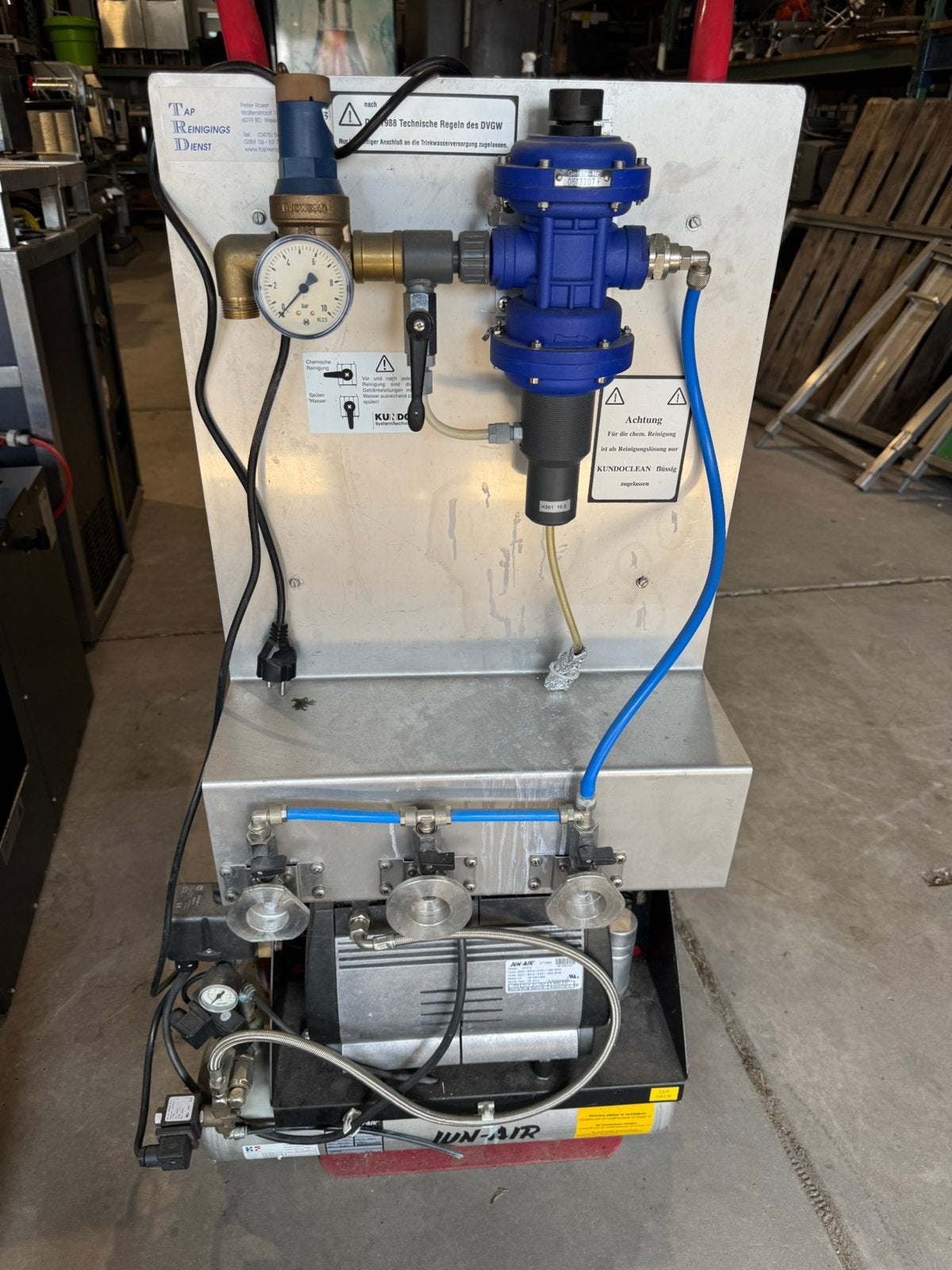 Bier doorspoel - bier reinigins machine- compressor, Ophalen, Gebruikt, Overige typen