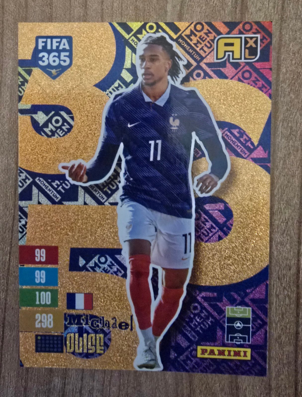 panini fifa adrenalyn 2027 momentum, Ophalen of Verzenden, Zo goed als nieuw, Plaatje