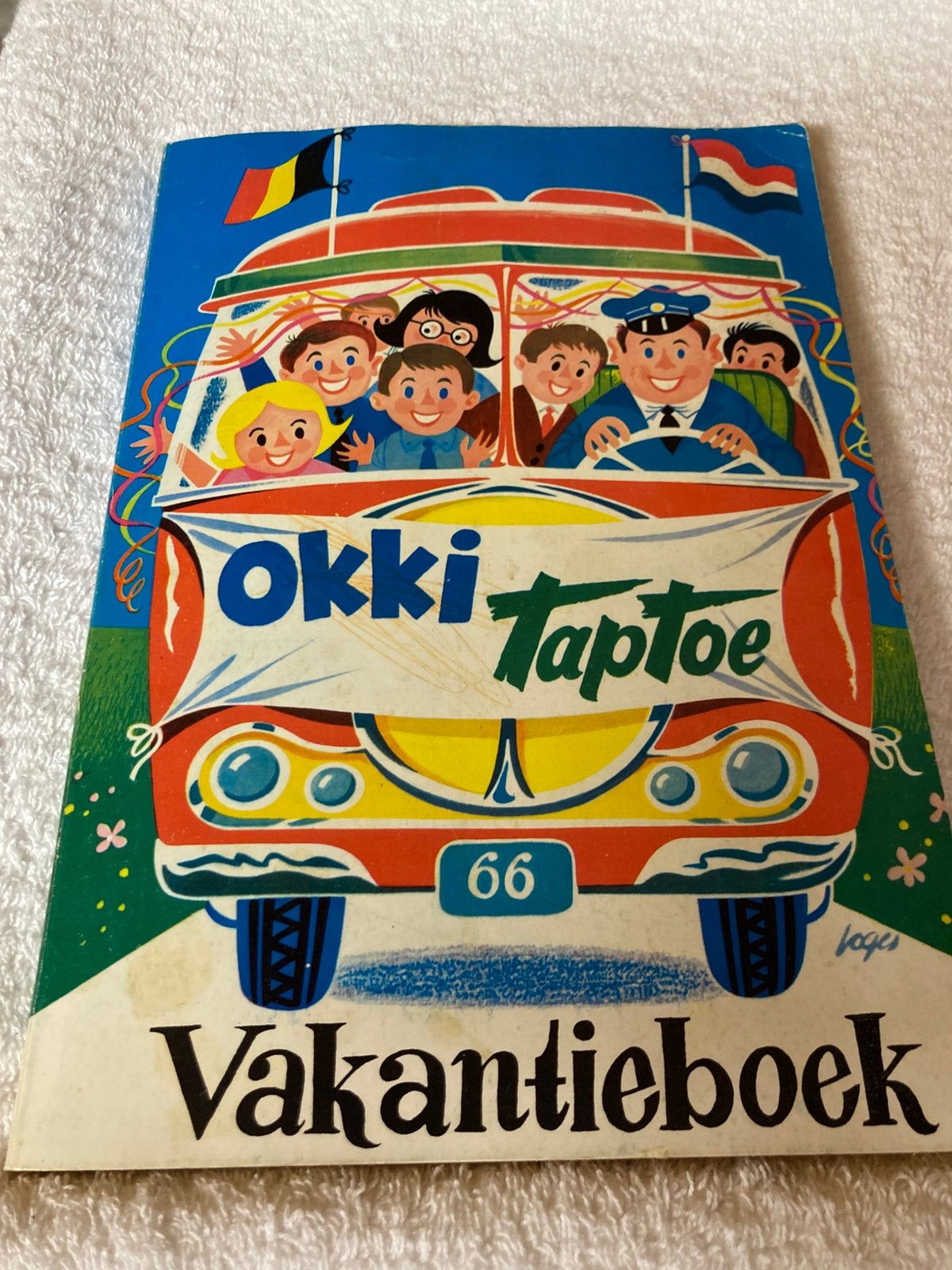 vintage Okki en Taptoe vakantieboek, Boeken, Ophalen of Verzenden, Zo goed als nieuw