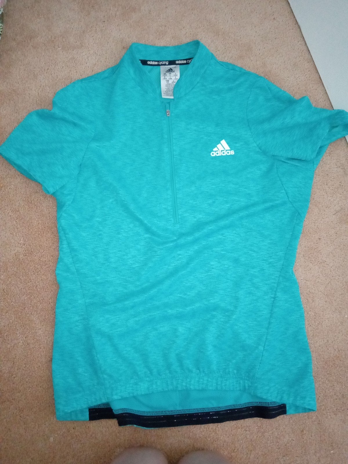 Blauwe sportshirt maat M (60% gaat naar het goede doel), Ophalen, Nieuw, Adidas, Algemeen