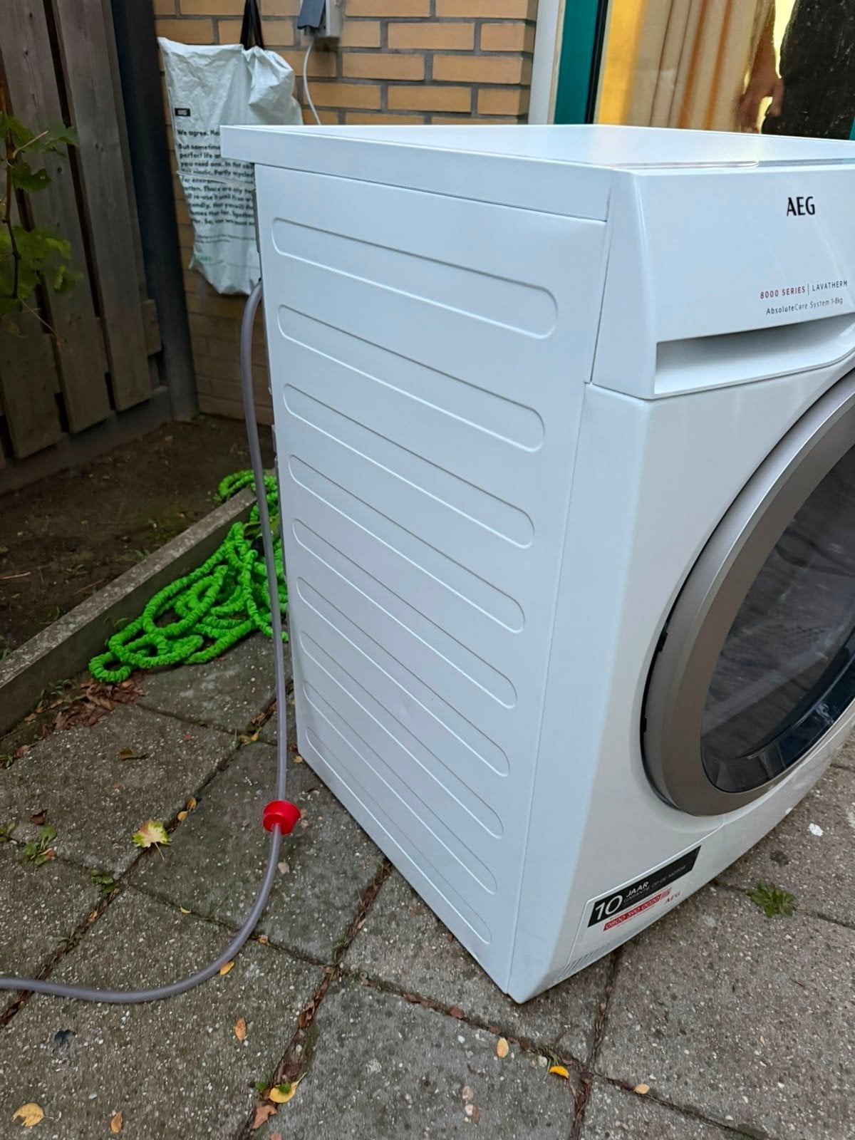AEG Lavatherm 8000 Serie Warmtepompdroger - 8kg, 8 tot 10 kg, Ophalen of Verzenden, Zo goed als nieuw, Voorlader