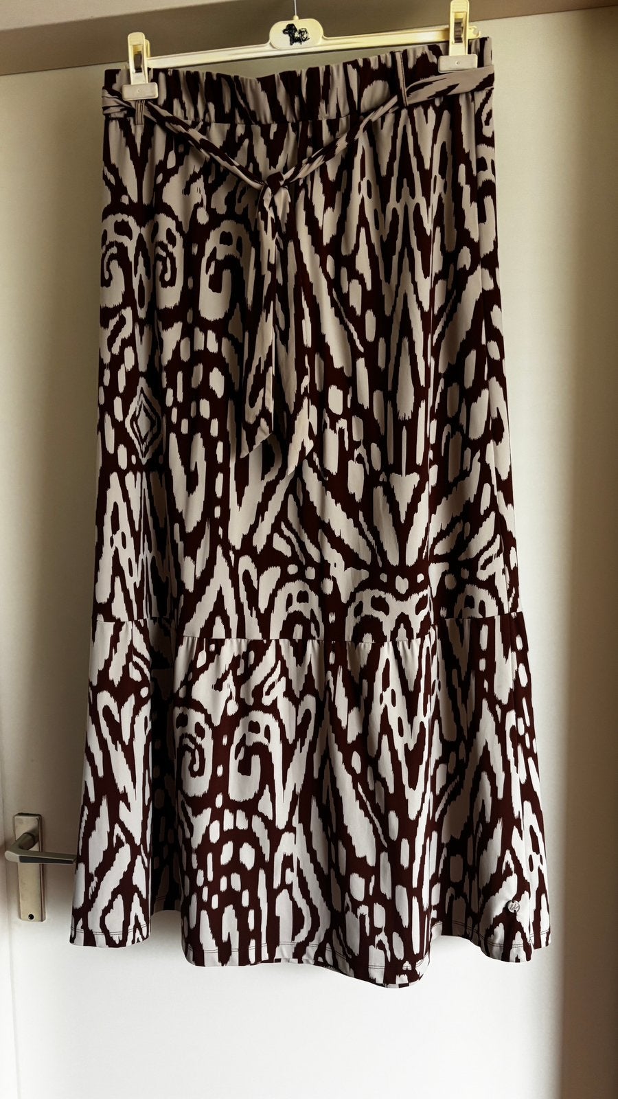 lange maxi travel rok van Lady Day XXL. Stevige travelstof, ., Beige, Maat 46/48 (XL) of groter, Ophalen of Verzenden