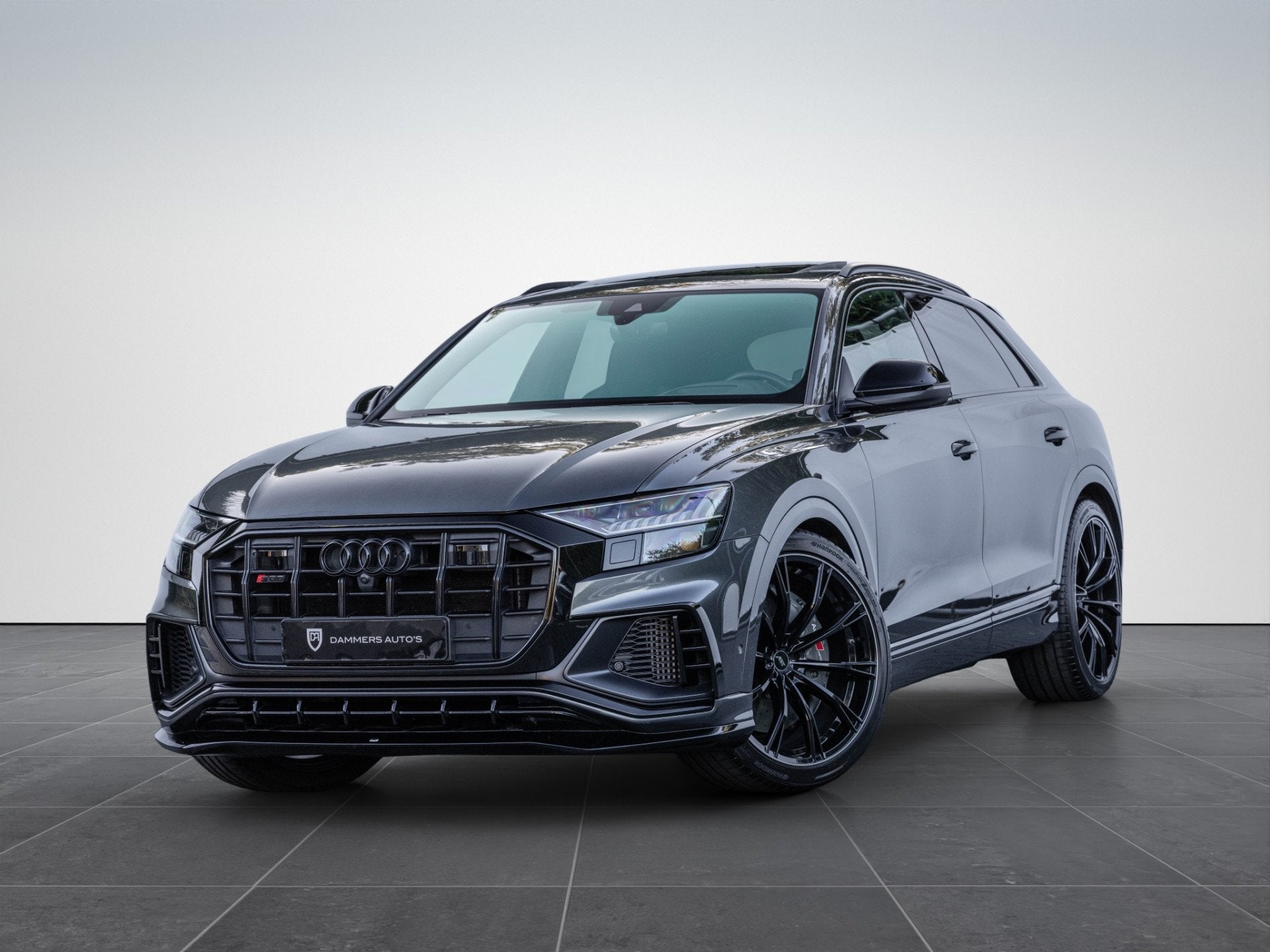 Audi SQ8 4.0 TDI Quattro ABT Keramisch Pano B&O Trekhaak Adv, Auto's, Gebruikt, Bluetooth, Leder, Bedrijf