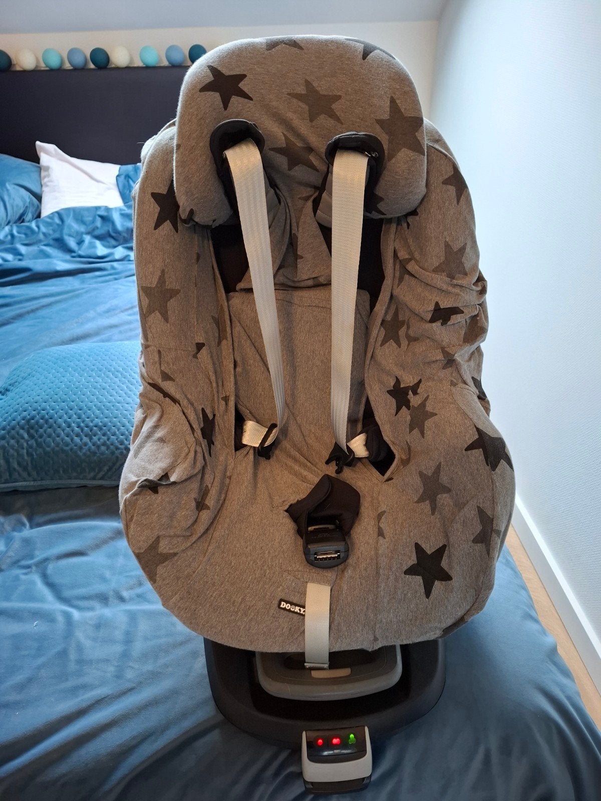 Maxi-Cosi Pearl autostoel incl Dooky hoes en Familyfix base, Ophalen, Autogordel of Isofix, Gebruikt, 0 t/m 13 kg