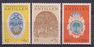 Nederlandse Antillen 503/5 postfris Cultuur 1975, Ophalen of Verzenden, Postfris