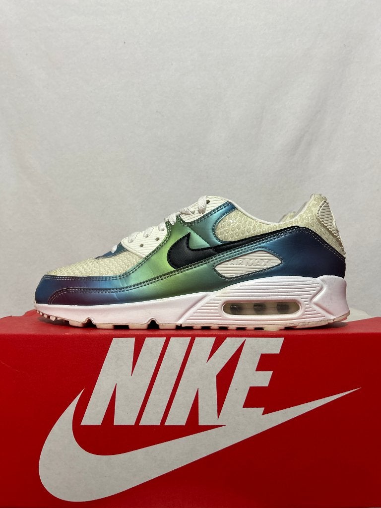 ALS NIEUW! Maat 45 - Nike Air Max 90 Bubble Pack White, Verzenden, Wit, Nike, Nike