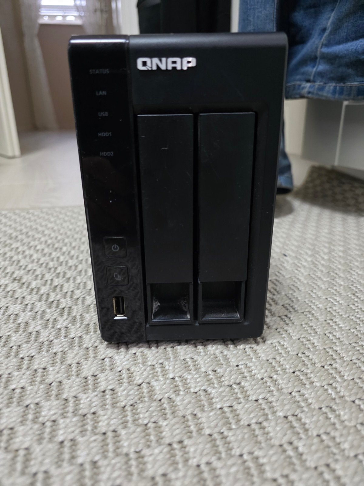 QNAP TS-219P II NAS met 2x 2TB harde schijven, Ophalen of Verzenden, Gebruikt