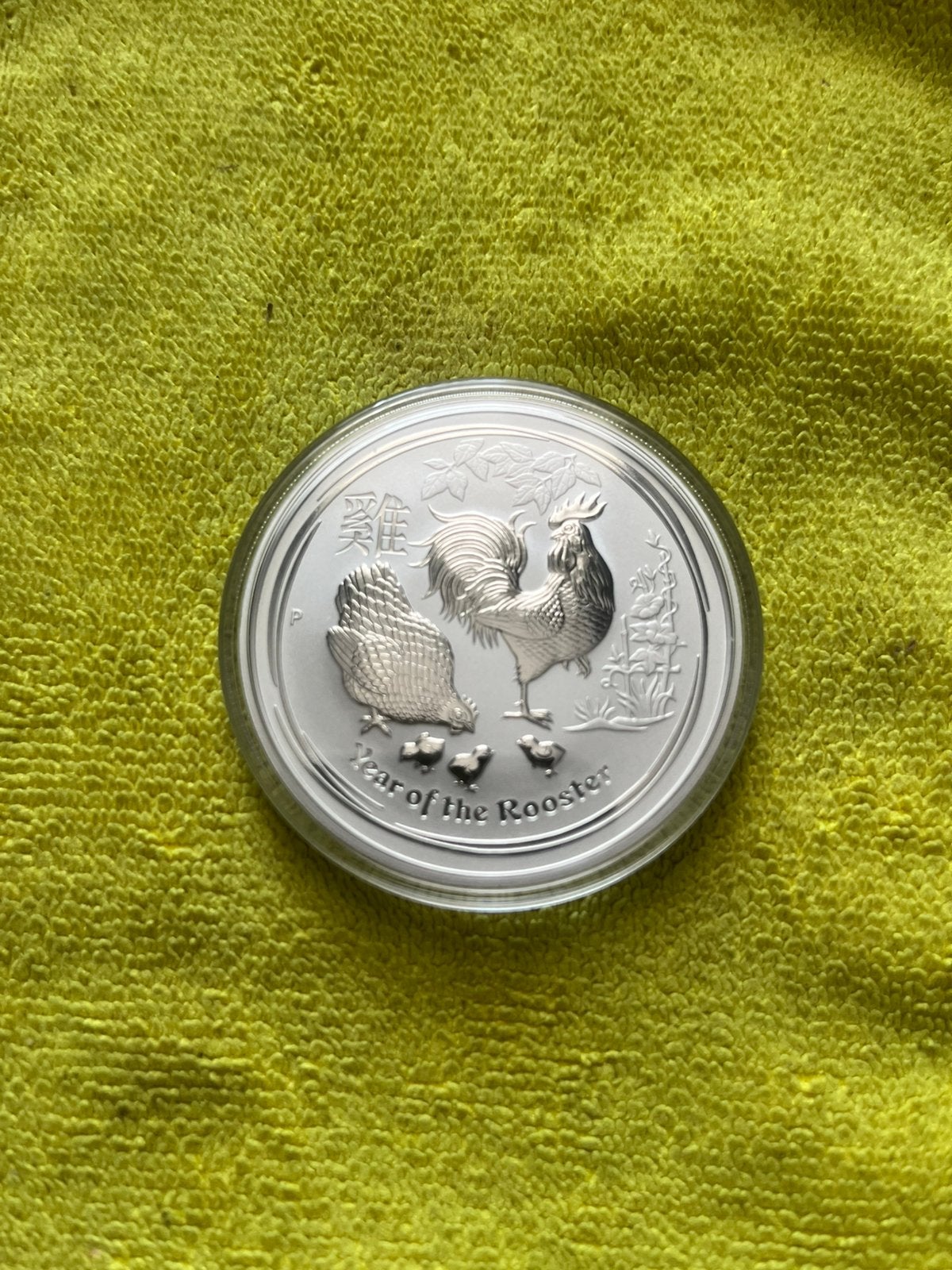 Australië 🇨🇰Lunar 2 Rooster 🐔2 ounce 2017., Ophalen of Verzenden, Zilver
