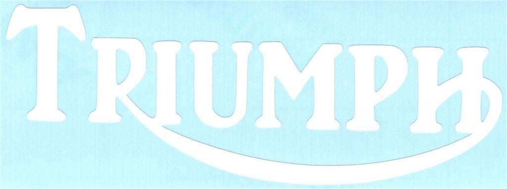 Triumph sticker #32, Motoren, Accessoires | Stickers, Verzenden