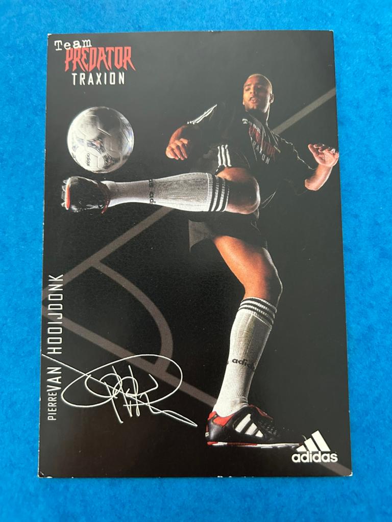 Pierre van Hooijdonk - Spelerskaart, Verzenden, Zo goed als nieuw, Feyenoord, Spelerskaart