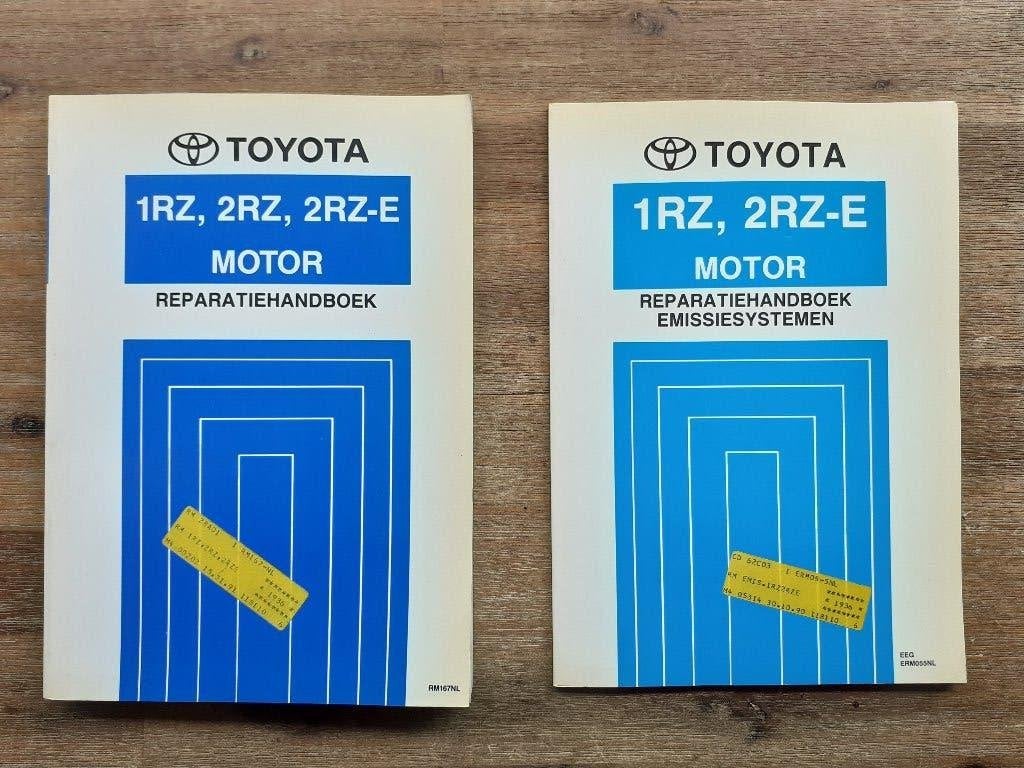 REPARATIEHANDBOEK - Org. TOYOTA - 1RZ+2RZ+2RZ-E Motor -HIACE, Verzenden
