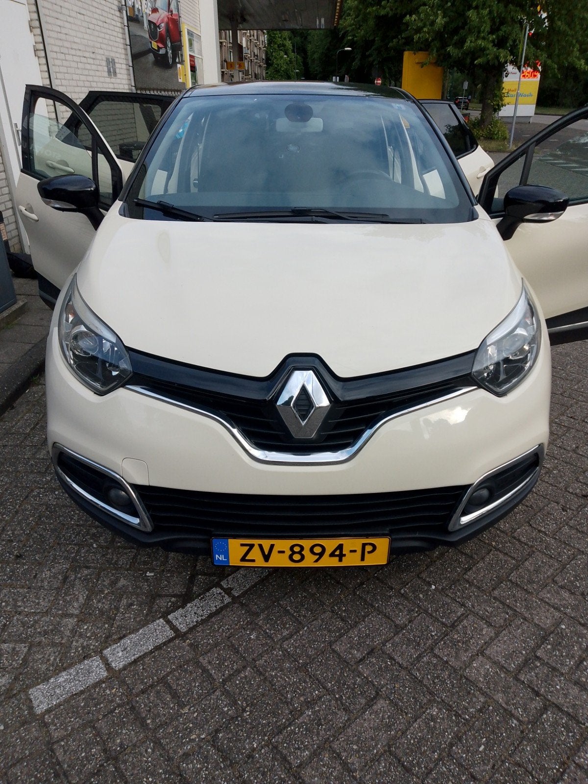 Renault Captur 1.2 TCE 120 EDC 2015 Wit, Auto's, Renault, 625 kg, 118 pk, 4 cilinders, Wit