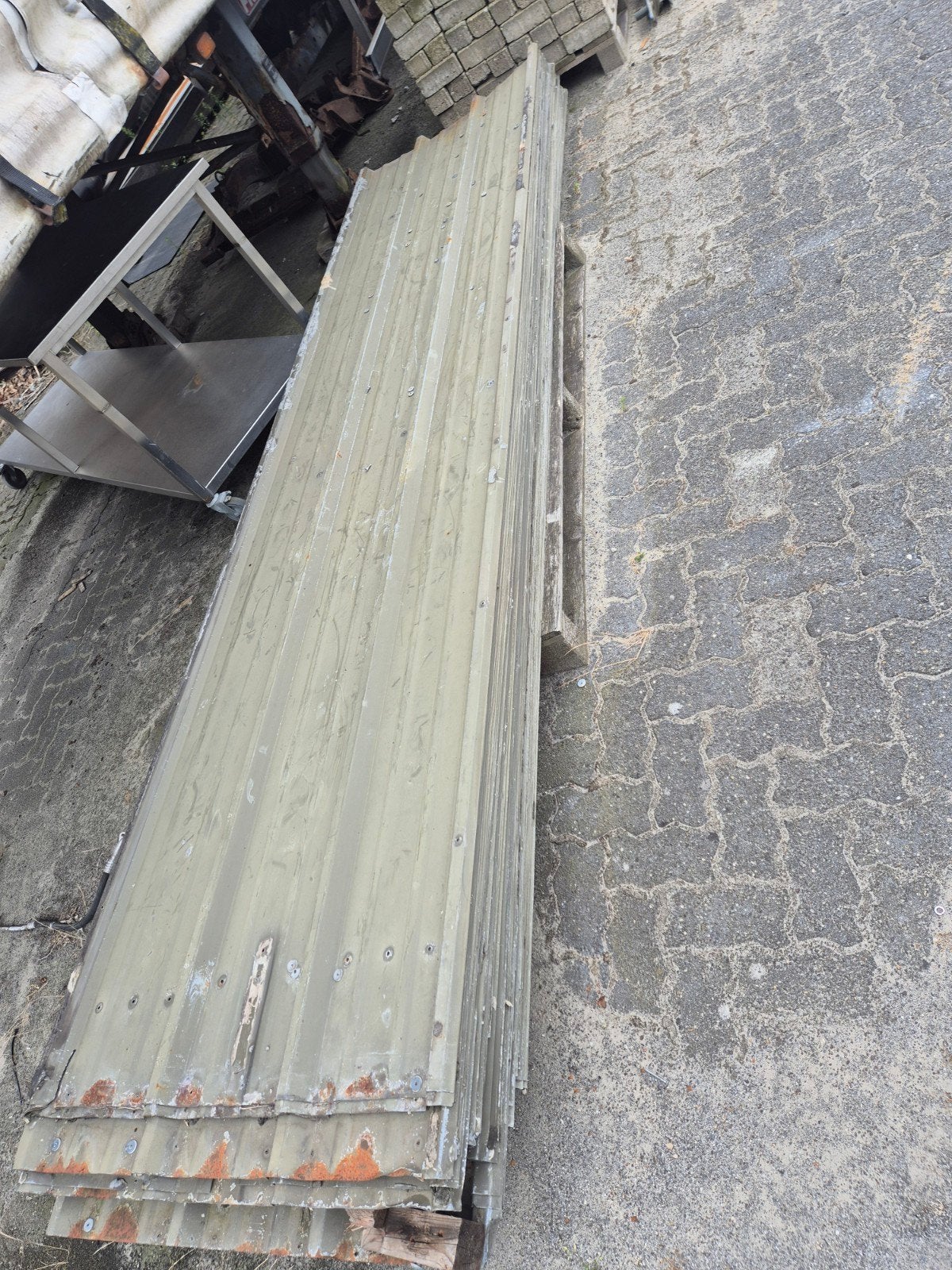 Damwand platen, Doe-het-zelf en Verbouw, Platen en Panelen, Ophalen, Gebruikt