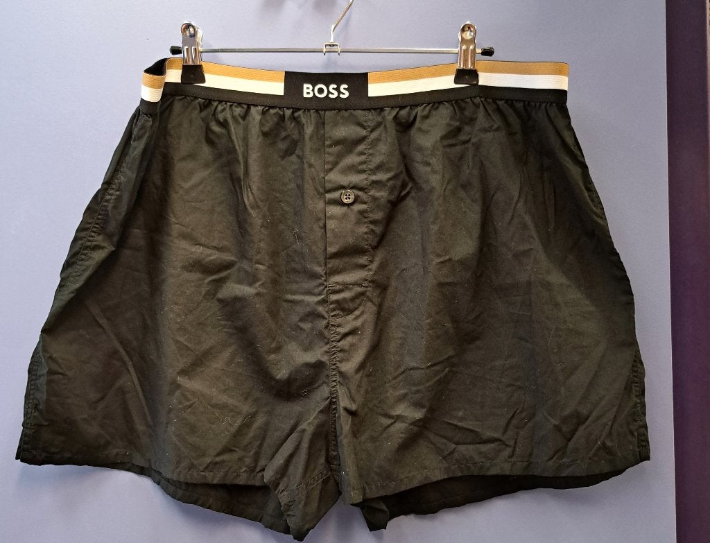 Hugo Boss ondergoed: shorts boxer zwart effen XXL nr 45113, Kleding | Heren, ., Zwart, Hugo Boss, Ophalen of Verzenden
